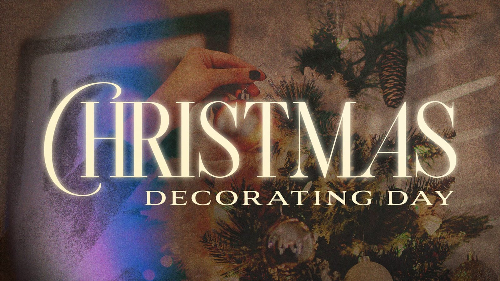 Decorative header image for Christmas Decorating Day event.